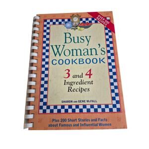 Busy Woman's Cookbook Set by Gene McFall and‎ Sharon McFall (2003, Spiral)